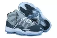 nouveau 2019U air jordan 11 retro chaussures pour acheter reduction 1131 gris blanc